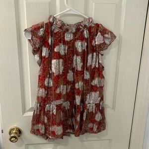 Letumebe Peplum top from Anthropologie